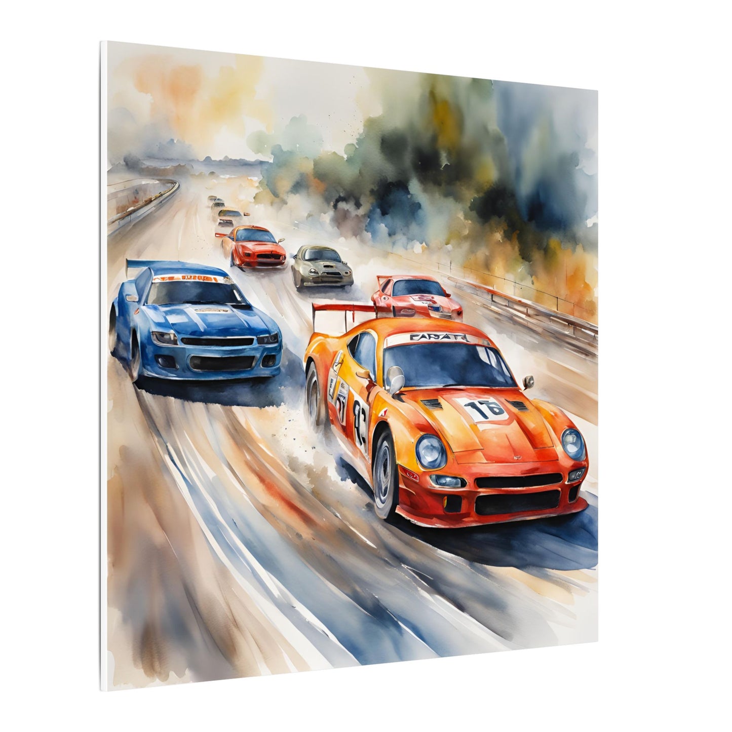 Matte Wall Canvas - Race Day - Wheels & Wings Collection