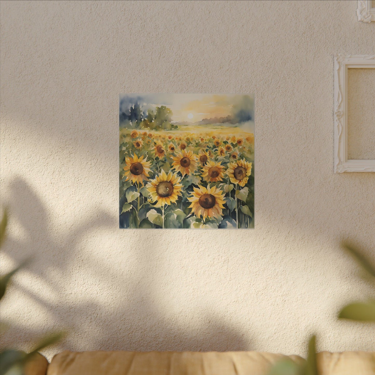 Matte Wall Canvas - Sunflower - Bloom and Grow Collection