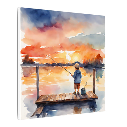Matte Wall Canvas - Fishing - The Great Outdoors Collection
