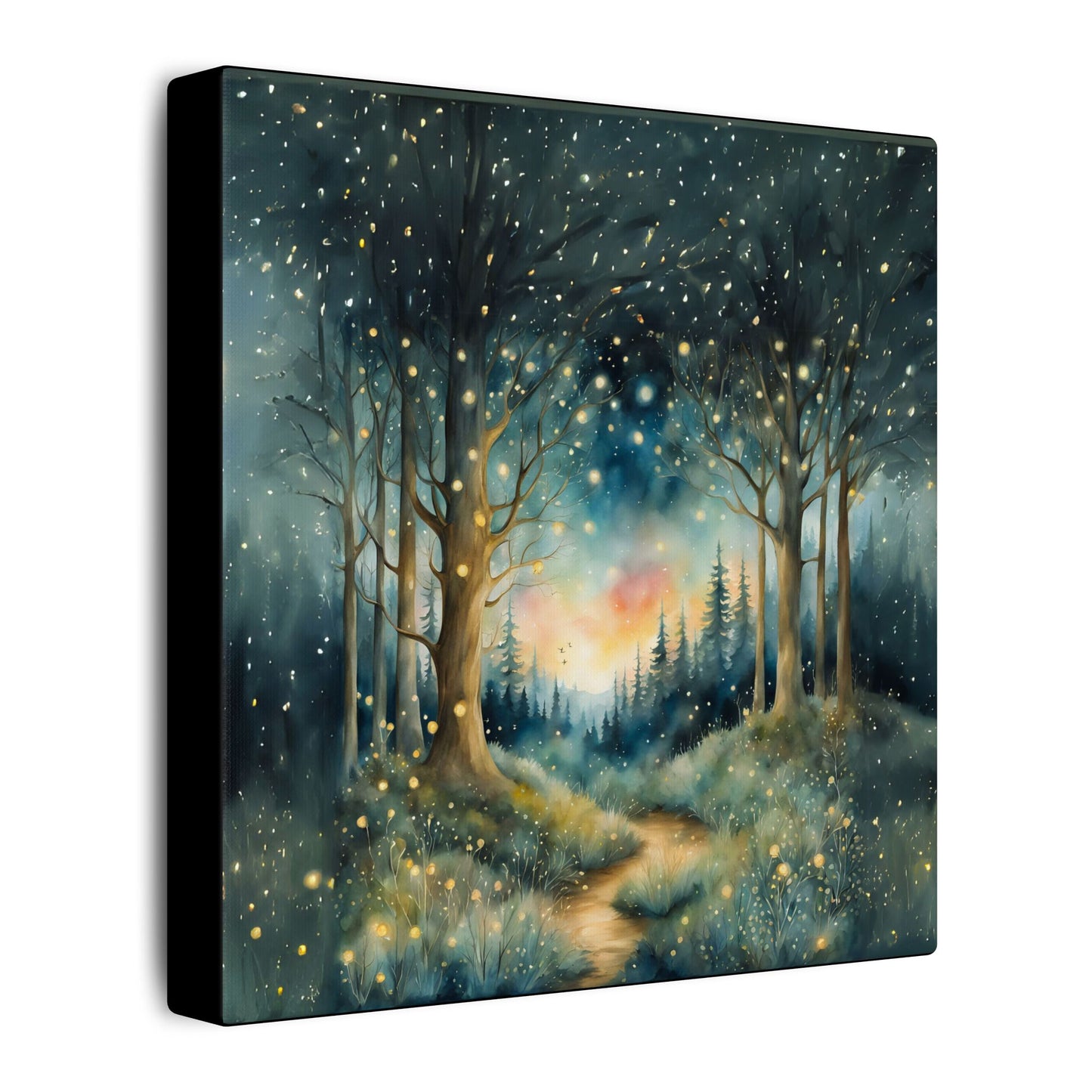 Matte Wall Canvas - Whimsical Forest