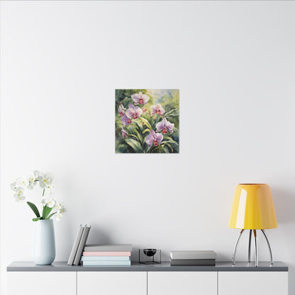Matte Wall Canvas - Orchid - Bloom and Grow Collection