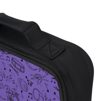 Lunch Bag - Drums - Periwinkle