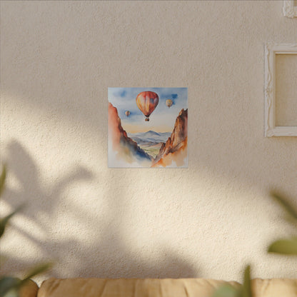 Matte Wall Canvas - Hot Air Balloons - Wheels & Wings Collection