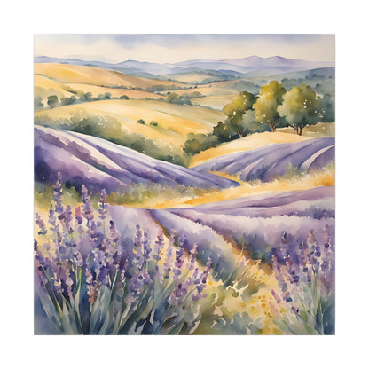 Matte Wall Canvas - Lavender - Bloom and Grow Collection