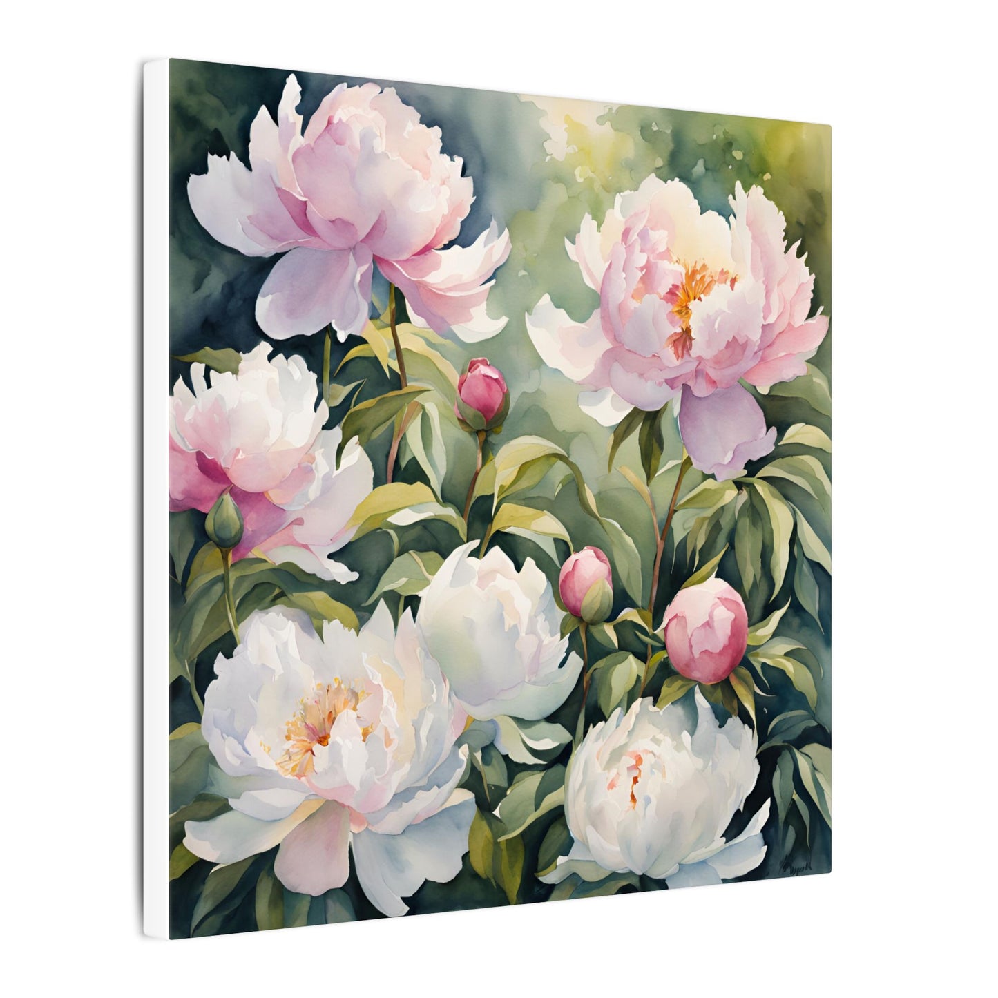 Matte Wall Canvas - Peony - Bloom and Grow Collection