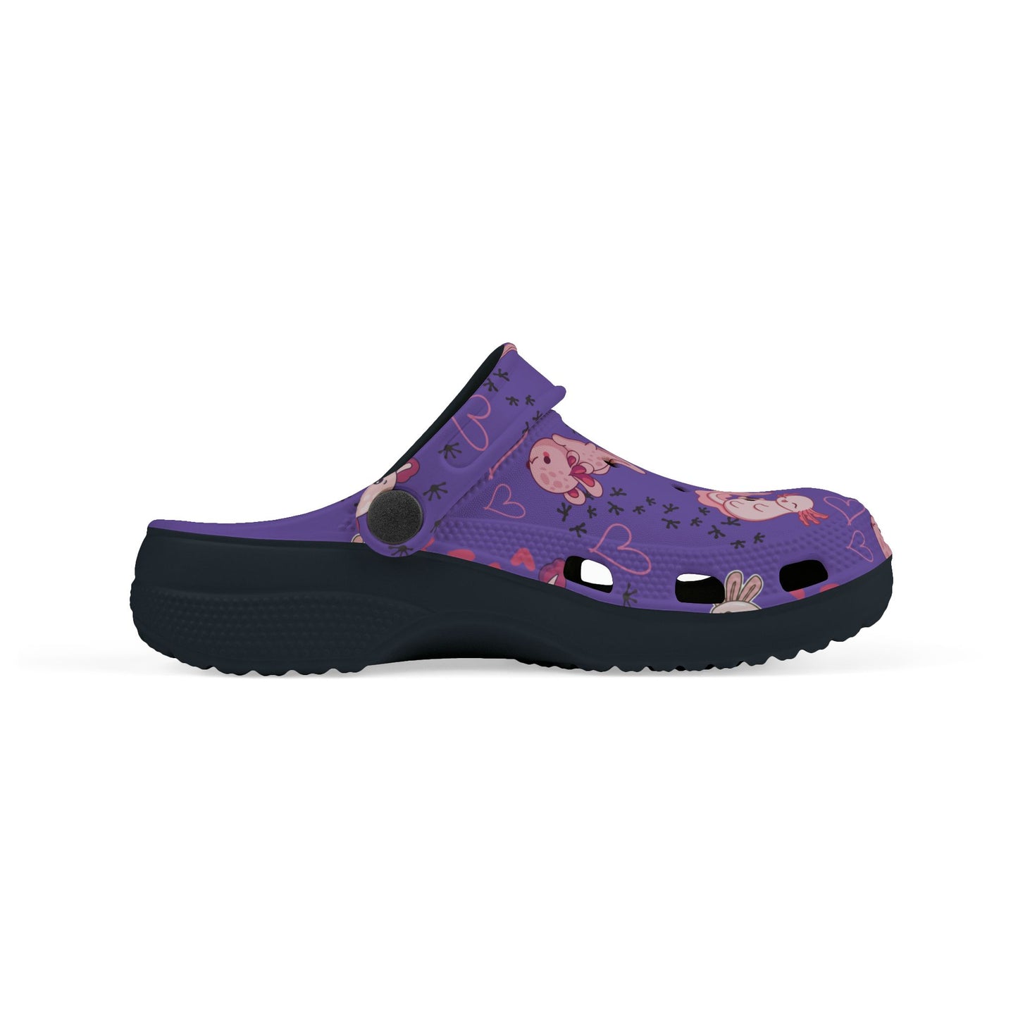 Kid's Foam Clogs - Axolotl - Periwinkle
