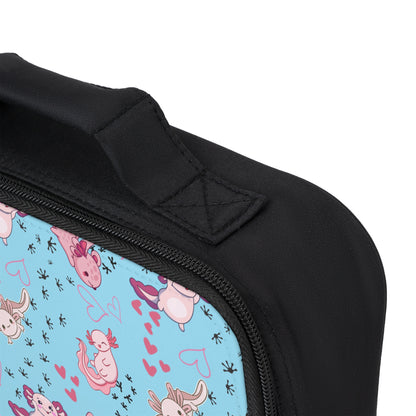 Lunch Bag - Axolotl - Arctic Blue