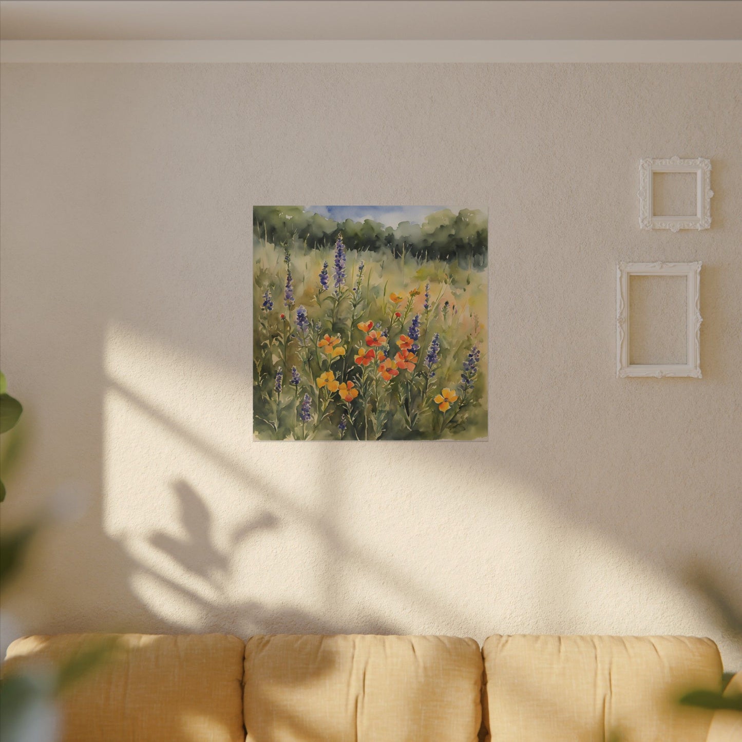 Matte Wall Canvas - Texas Wildflower - Bloom and Grow Collection