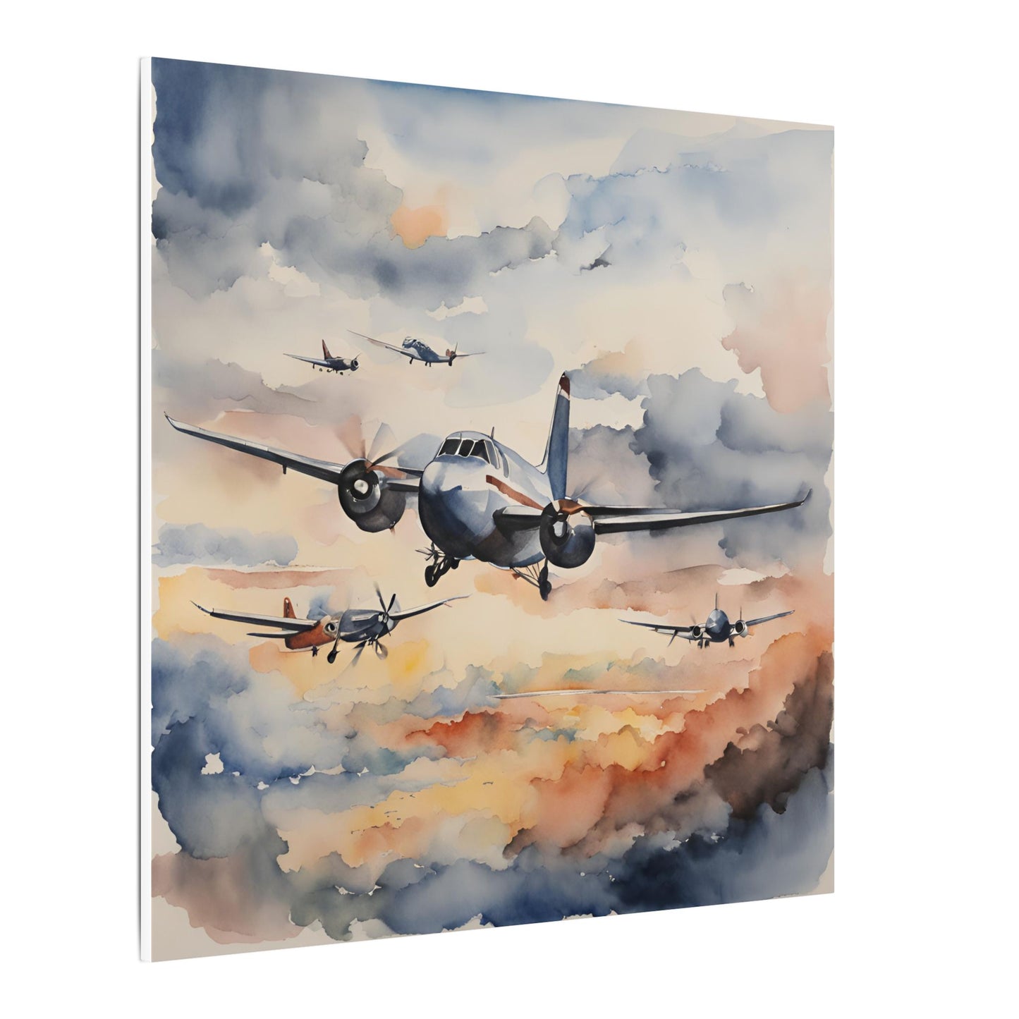 Matte Wall Canvas - Wings of Aviation - Wheels & Wings Collection