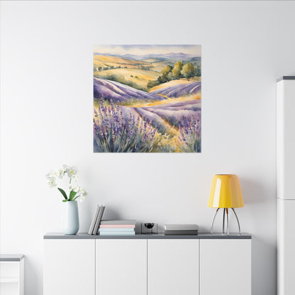 Matte Wall Canvas - Lavender - Bloom and Grow Collection