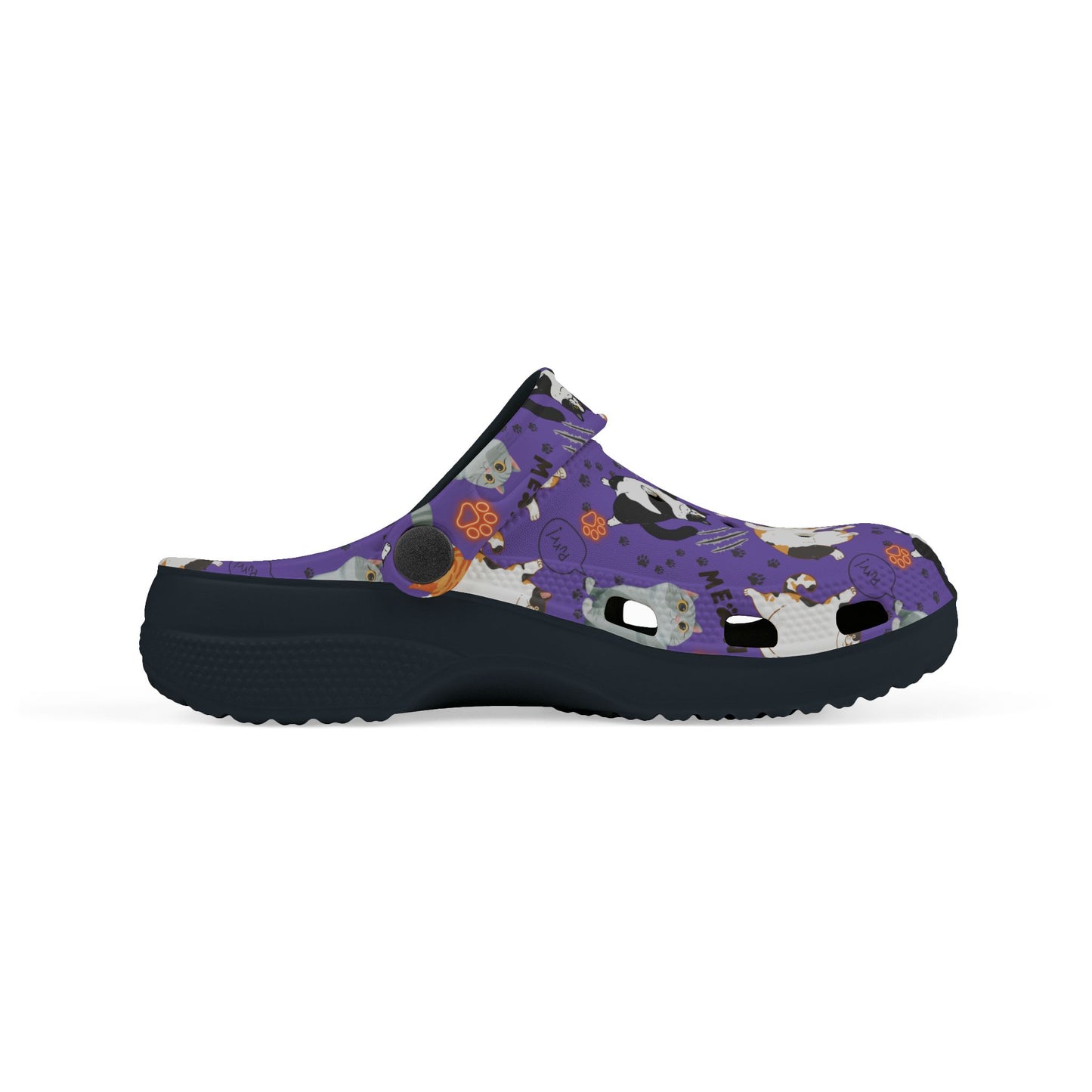 Kid's Foam Clogs - Fat Cat - Periwinkle
