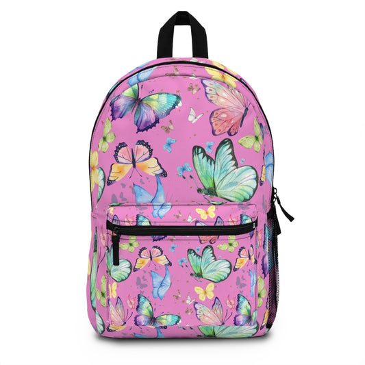 Backpack - Butterflies - Bubblegum