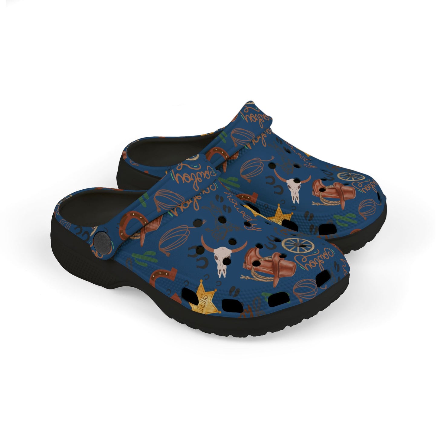 Kid's Foam Clogs - Cowboy - Denim