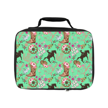 Lunch Bag - Cowgirl - Mint Green