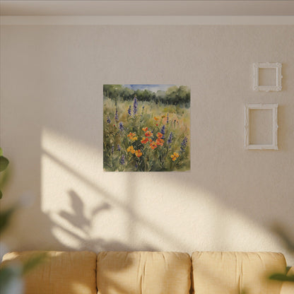 Matte Wall Canvas - Texas Wildflower - Bloom and Grow Collection