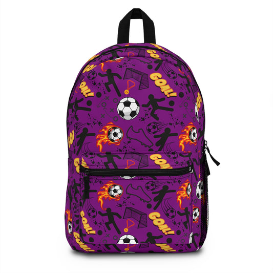 Backpack - Soccer - Purple