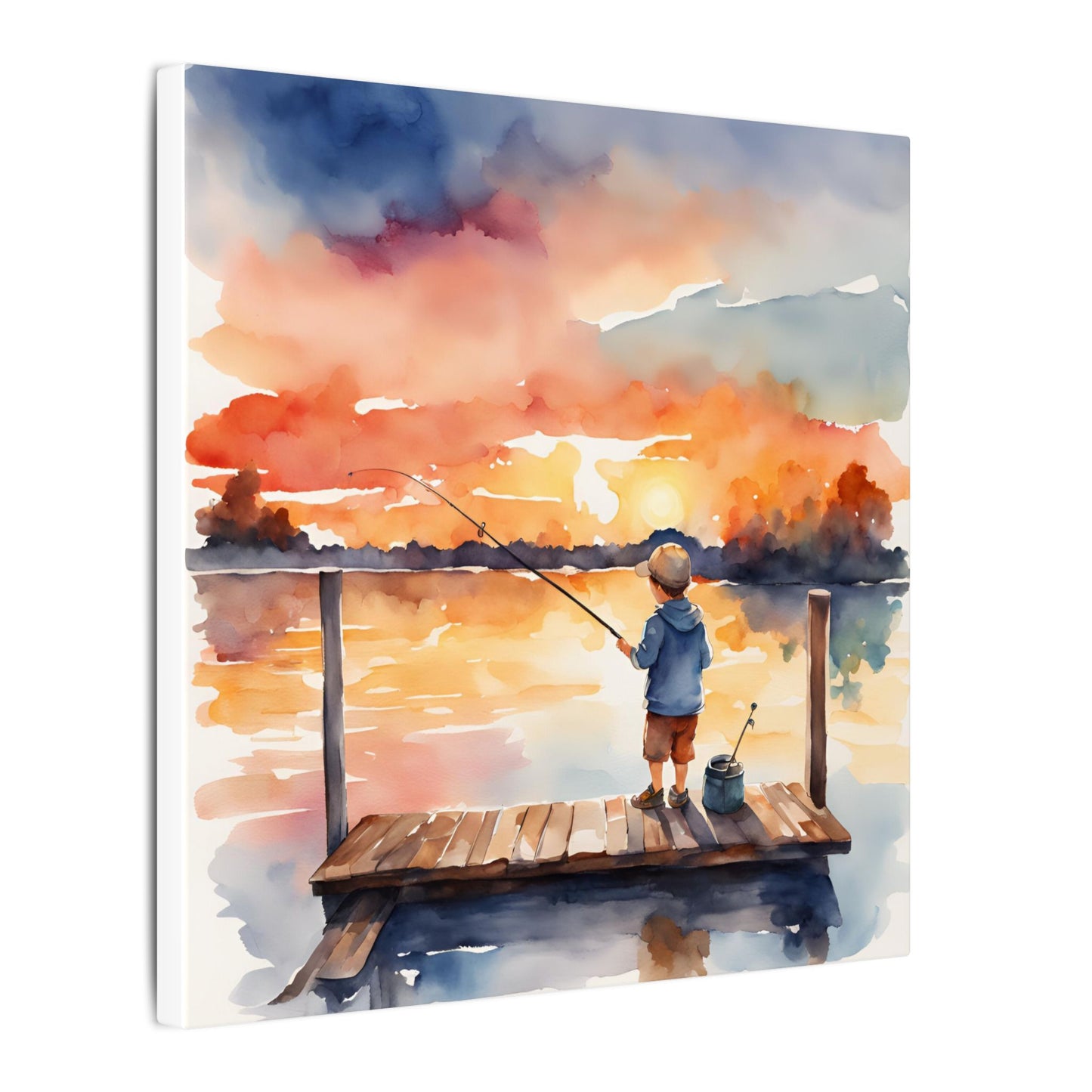 Matte Wall Canvas - Fishing - The Great Outdoors Collection
