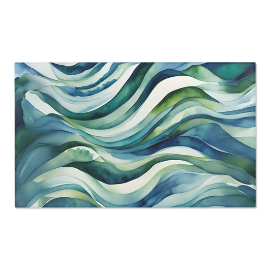 Area Rug - Waves - Neptune's Nursery Collection