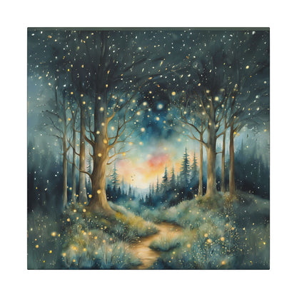 Matte Wall Canvas - Whimsical Forest