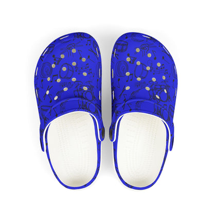 Kid's Foam Clogs - Drums - True Blue