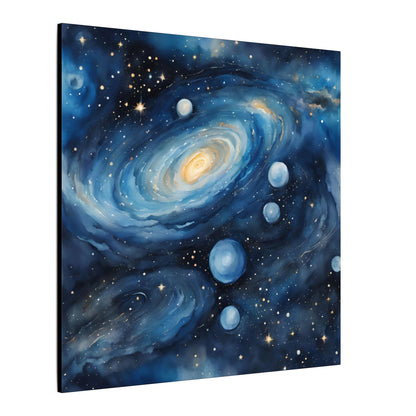 Matte Wall Canvas - Blue Galaxy - Beyond the Stars Collection