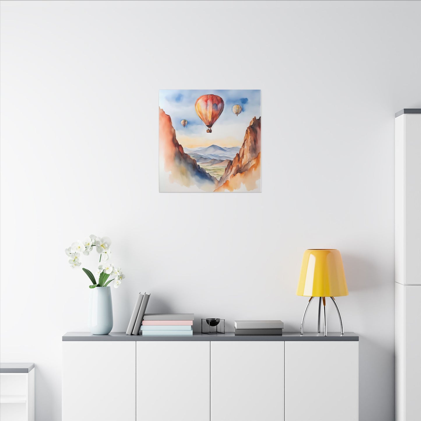 Matte Wall Canvas - Hot Air Balloons - Wheels & Wings Collection