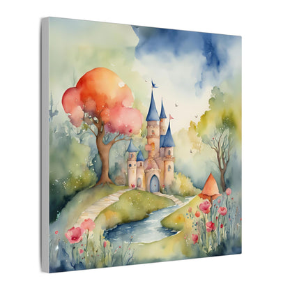 Matte Wall Canvas - Castlescape - Storybook Dreams Collection
