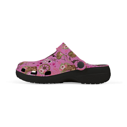 Kid's Foam Clogs - Cowgirl - Bubblegum
