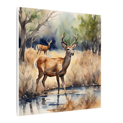 Matte Wall Canvas - Deer - The Great Outdoors Collection