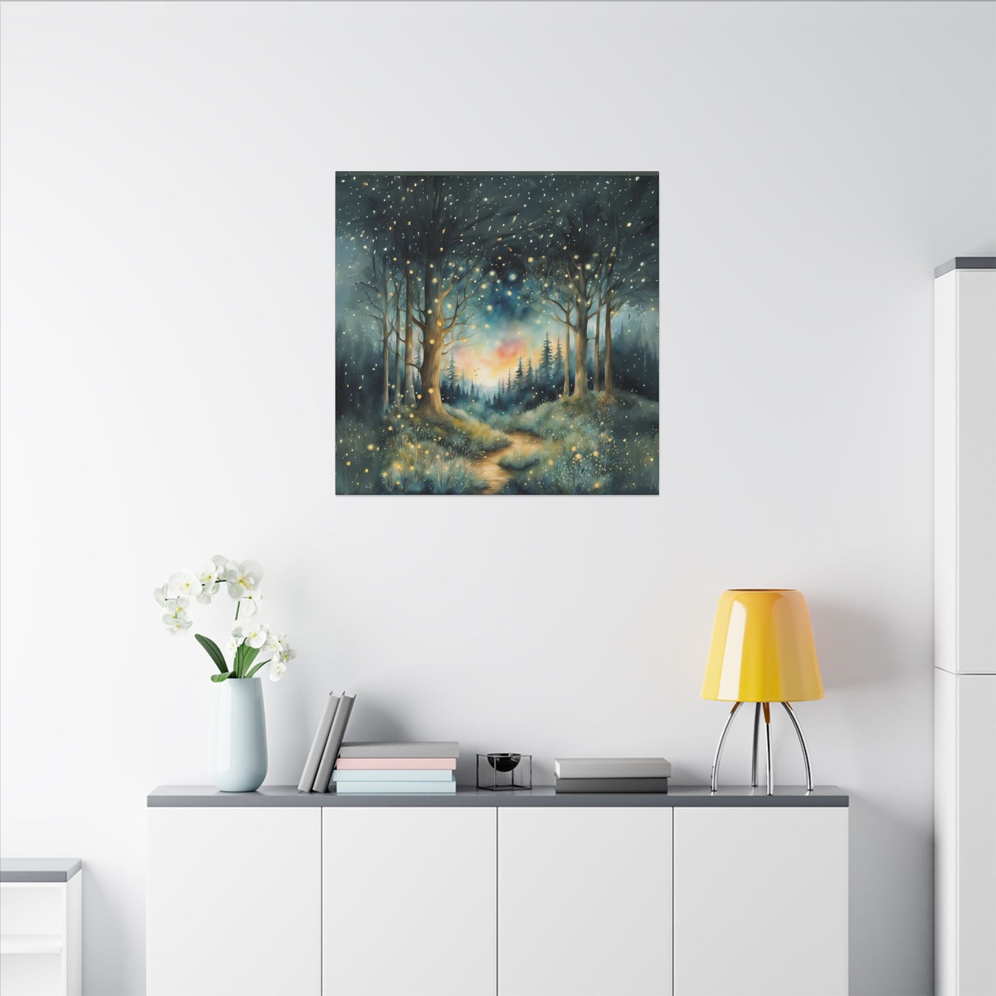 Matte Wall Canvas - Whimsical Forest