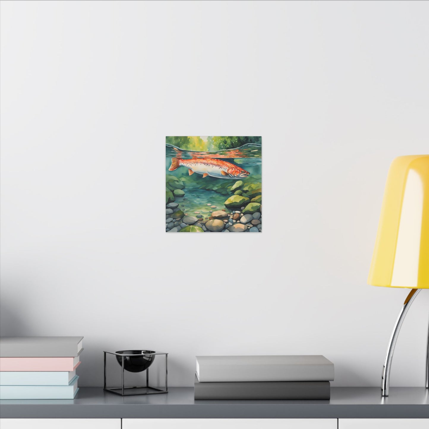 Matte Wall Canvas - Salmon - The Great Outdoors Collection
