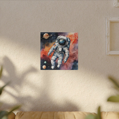 Matte Wall Canvas - Astronaut - Beyond the Stars Collection