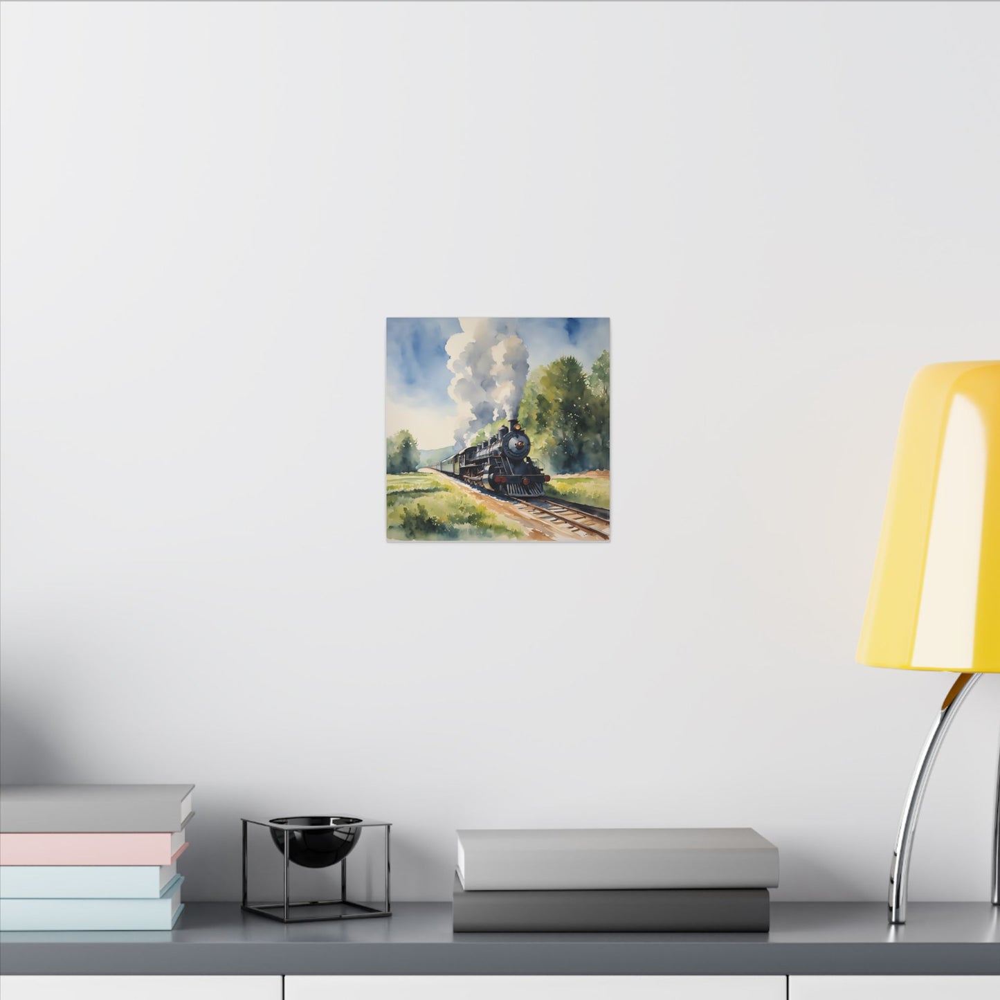 Matte Wall Canvas - Train has left the Station - Wheels & Wings Collection