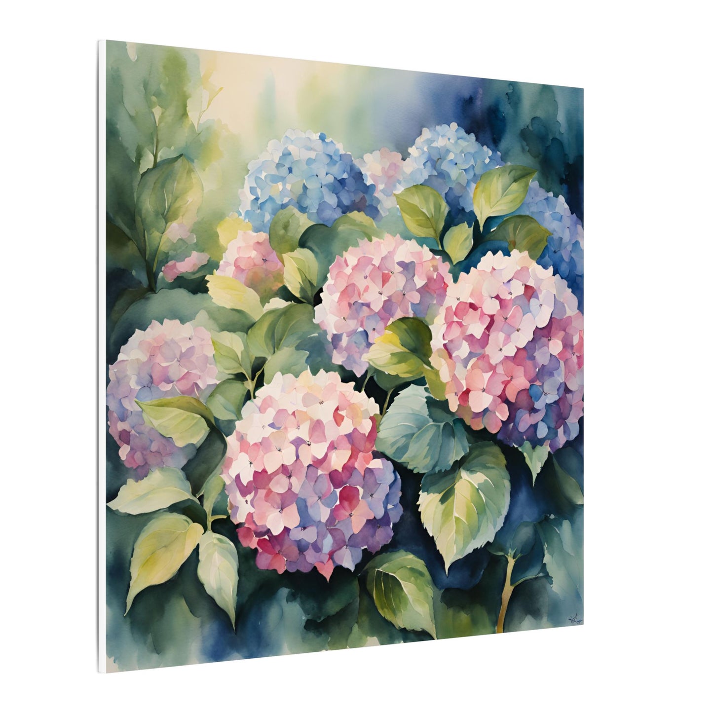 Matte Wall Canvas - Hydrangea - Bloom and Grow Collection