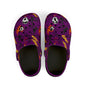 Kid's Foam Clogs - Soccer - Purple
