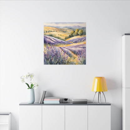 Matte Wall Canvas - Lavender - Bloom and Grow Collection