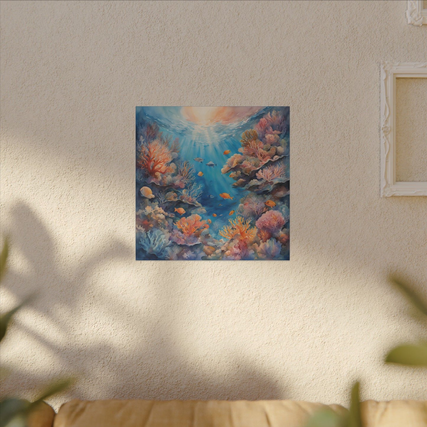 Matte Wall Canvas - Reef Life - Neptune's Nursery Collection