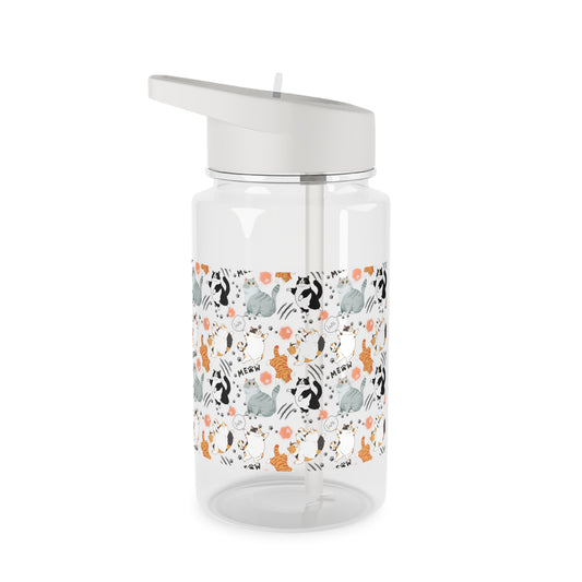 Tritan Water Bottle - Fat Cat