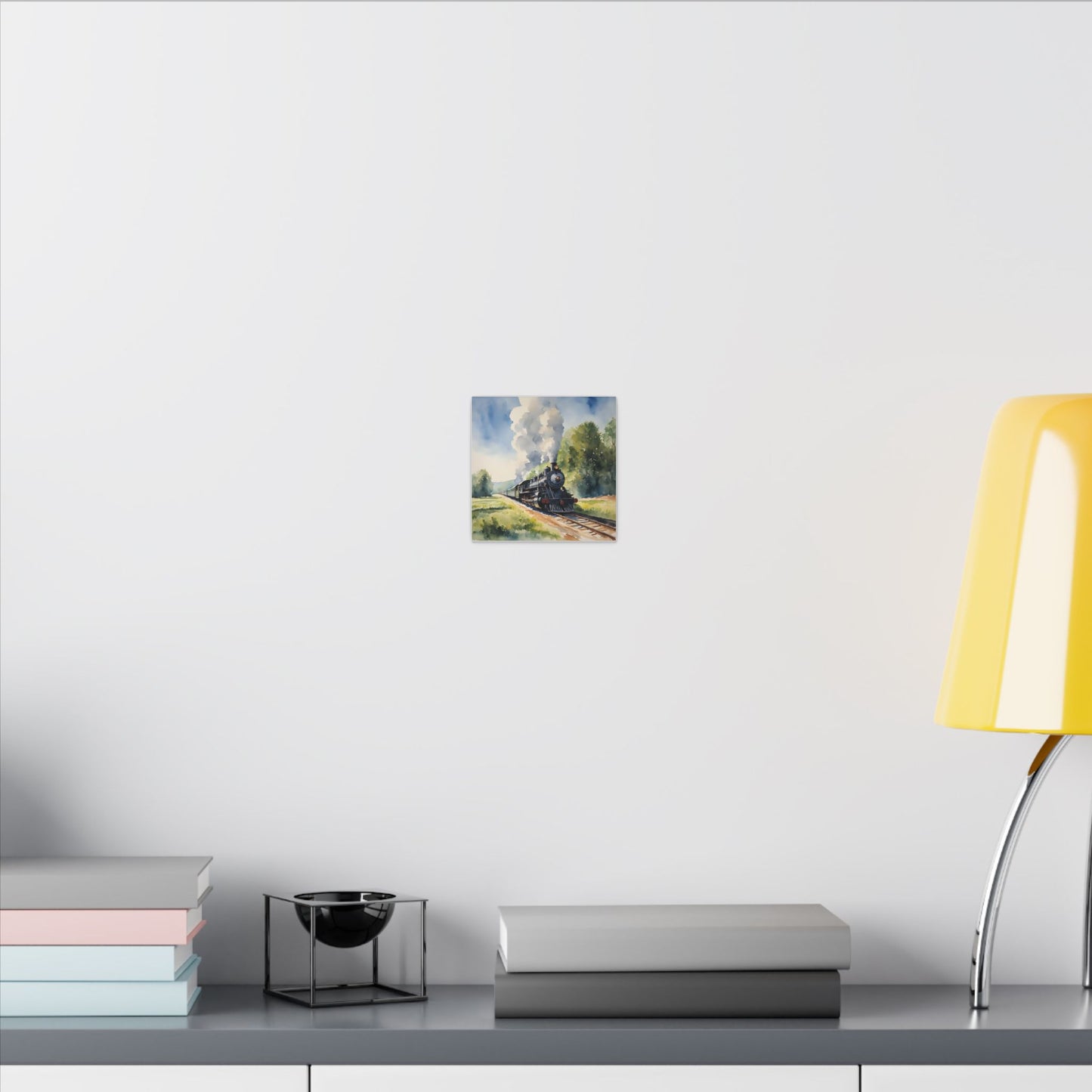 Matte Wall Canvas - Train has left the Station - Wheels & Wings Collection