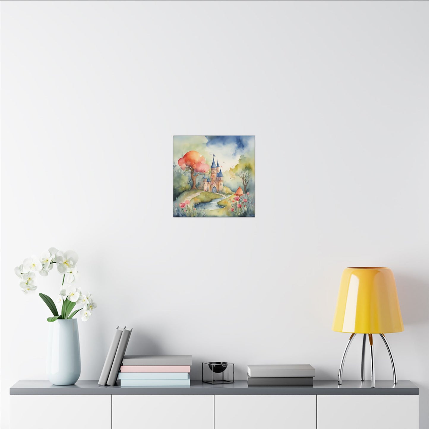 Matte Wall Canvas - Castlescape - Storybook Dreams Collection