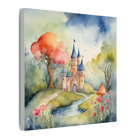 Matte Wall Canvas - Castlescape - Storybook Dreams Collection