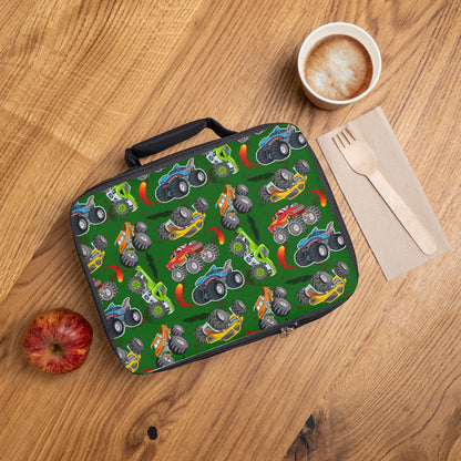Lunch Bag - Monster Truck - Forest