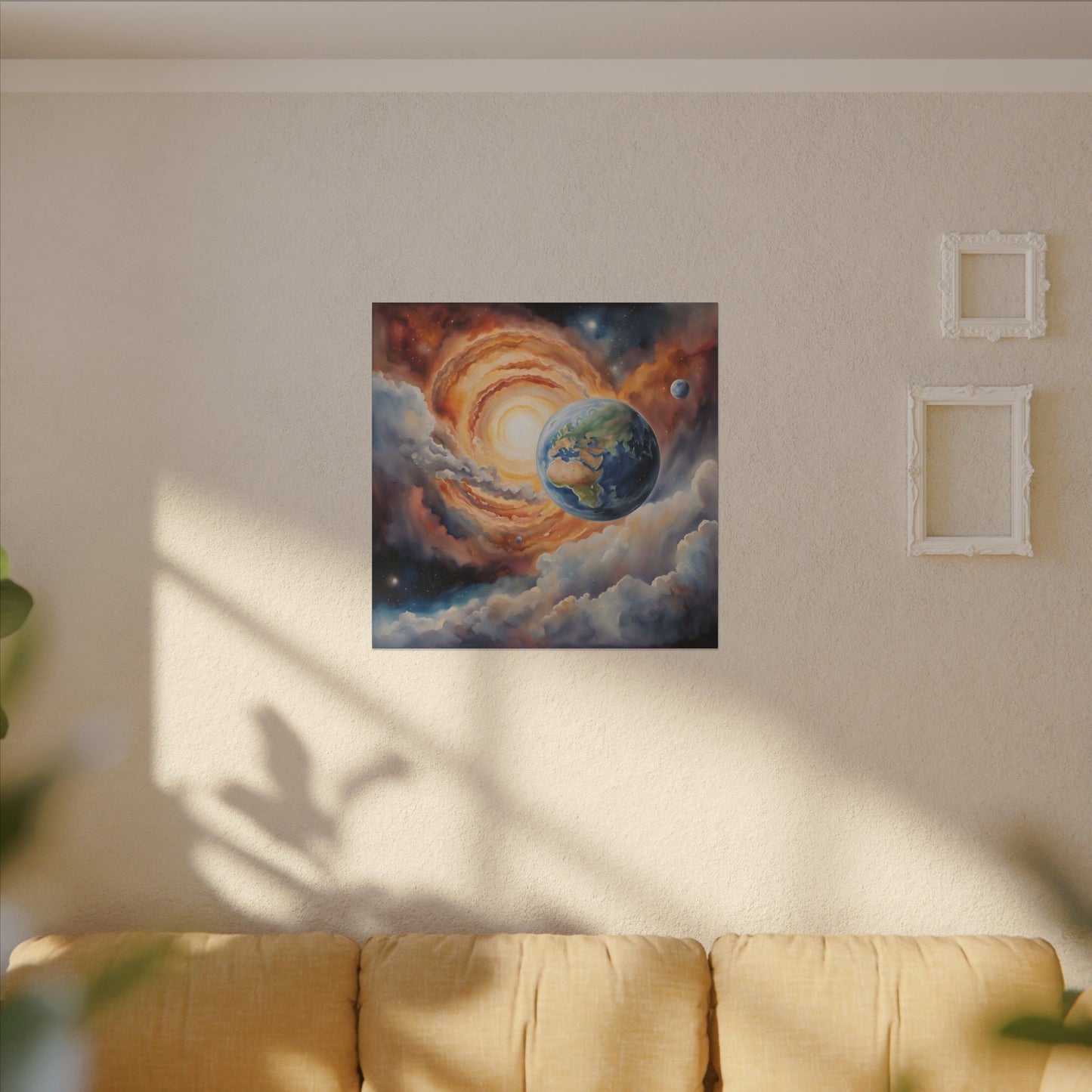 Matte Wall Canvas - Planet Earth - Beyond the Stars Collection