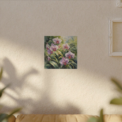 Matte Wall Canvas - Orchid - Bloom and Grow Collection