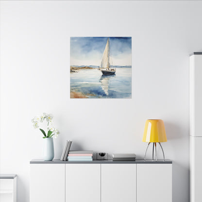 Matte Wall Canvas - Set Sail - Wheels & Wings Collection