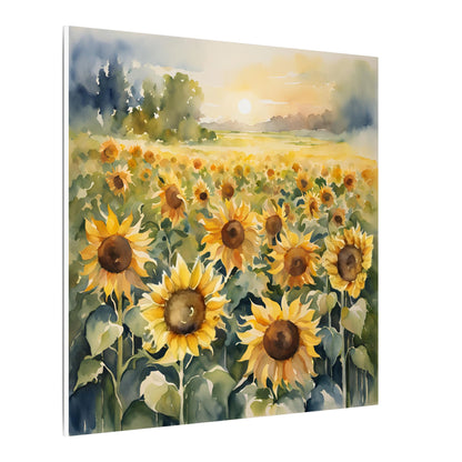 Matte Wall Canvas - Sunflower - Bloom and Grow Collection