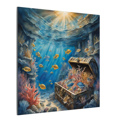 Matte Wall Canvas - Sunken Treasure - Neptune's Nursery Collection