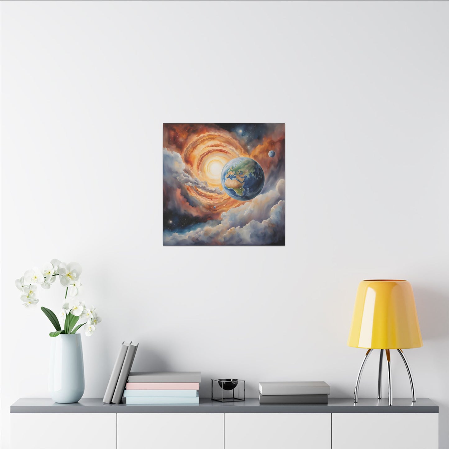 Matte Wall Canvas - Planet Earth - Beyond the Stars Collection