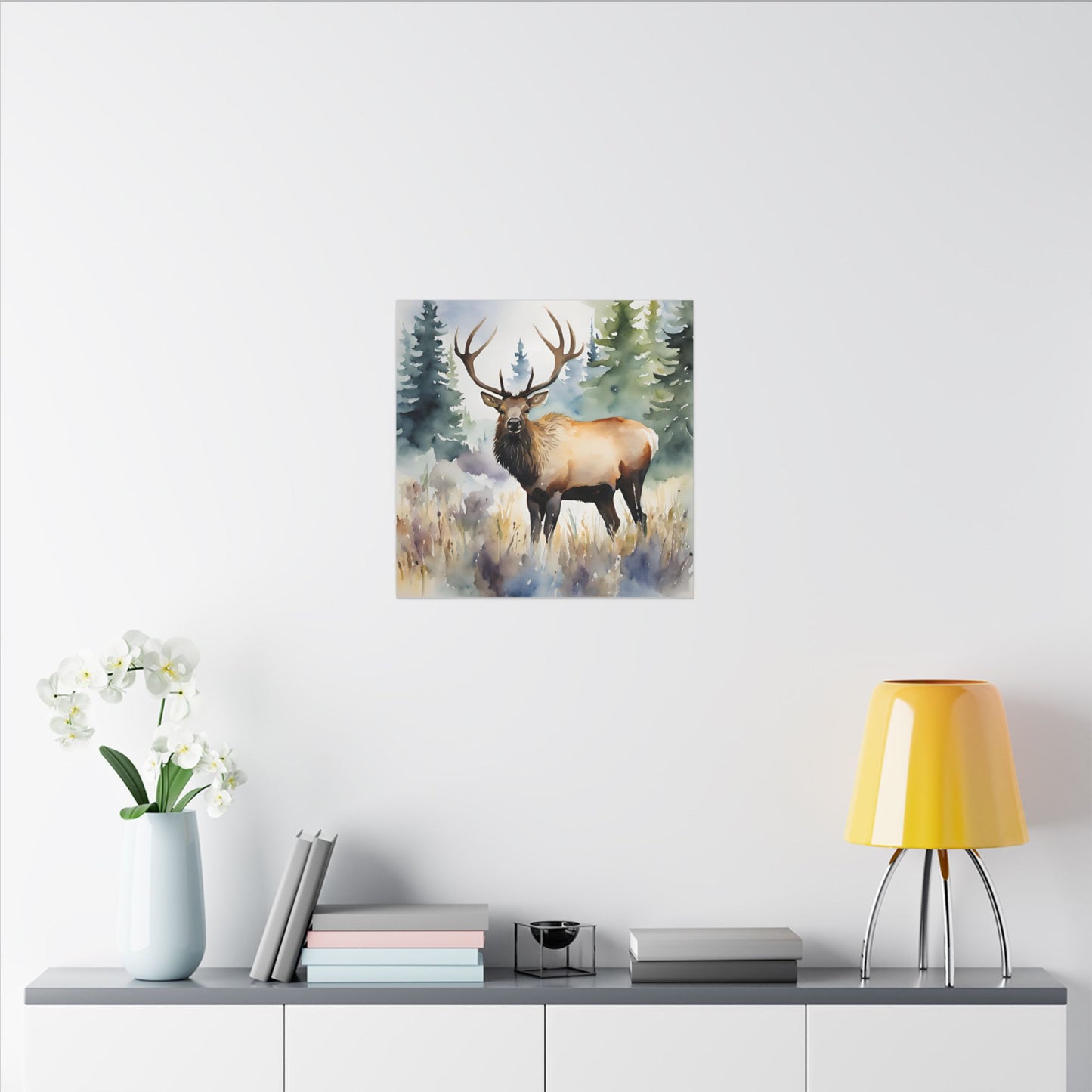 Matte Wall Canvas - Elk - The Great Outdoors Collection