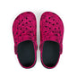 Kid's Foam Clogs - Drums - Hot Pink